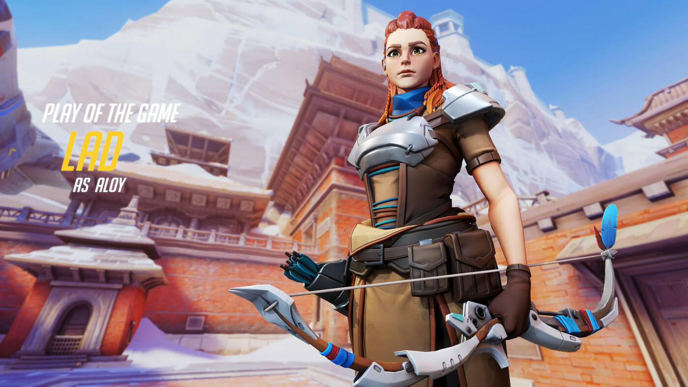 Aloy w Overwatch - jak prezentowałaby sie bohaterka Horizon: Zero Dawn?