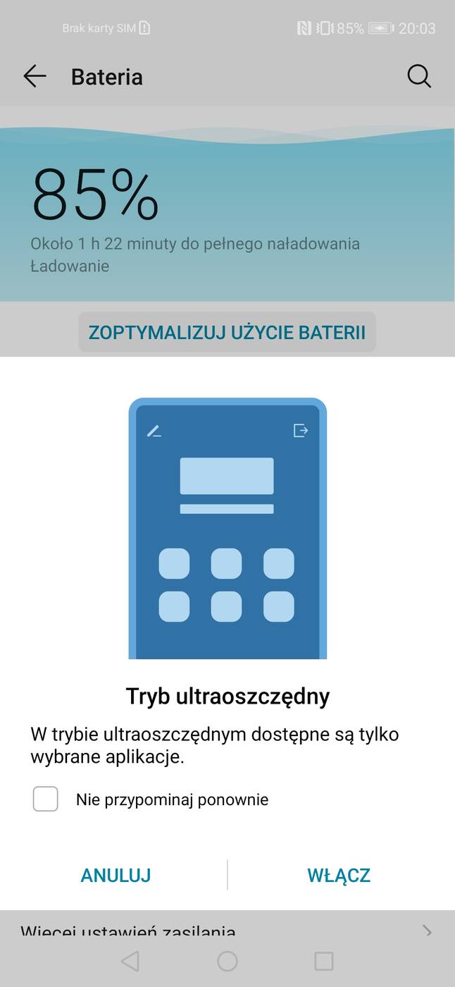 Honor 20 - akumulator