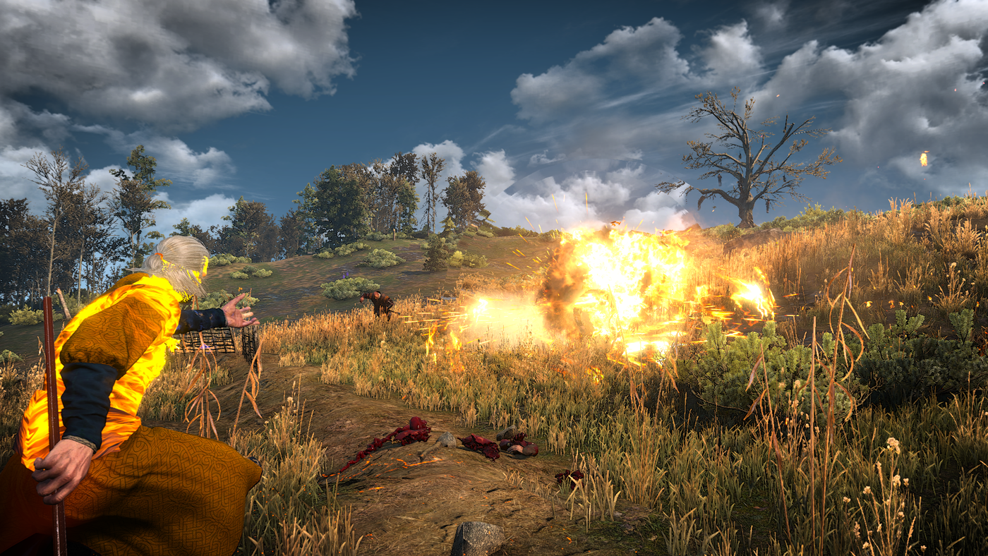 Wiedźmin mag - mod na magiczne zaklęcia dla Geralta