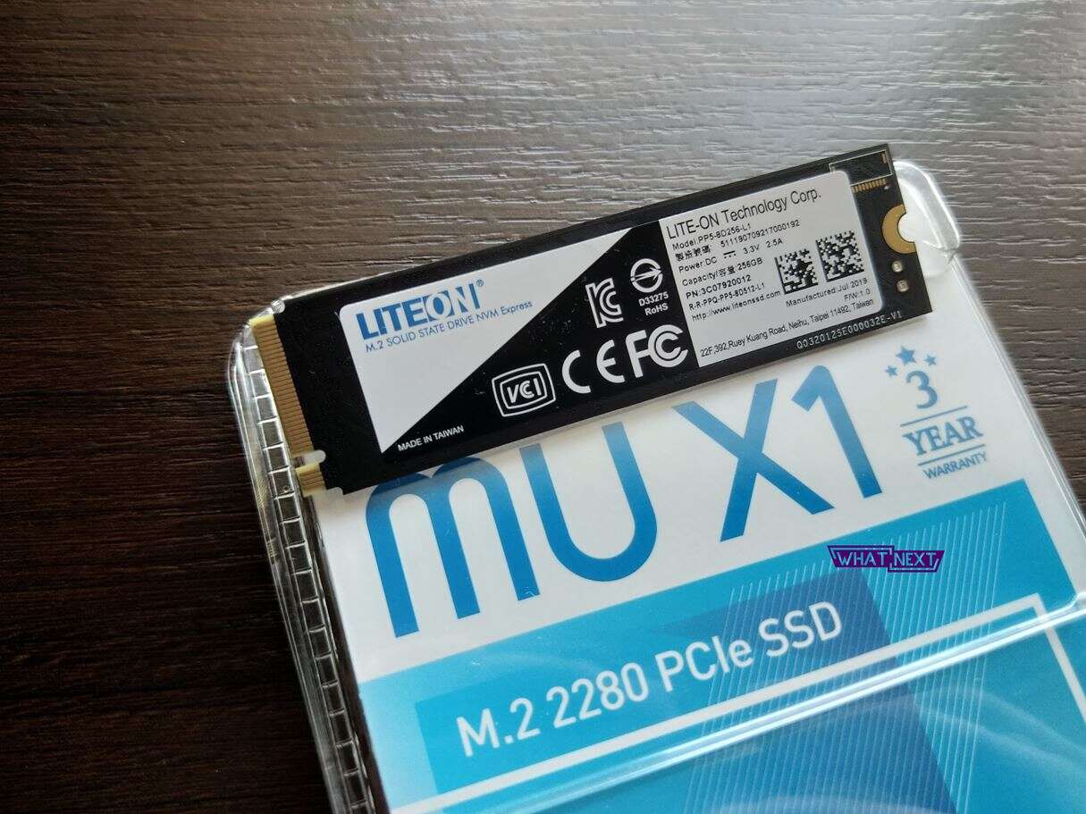 Test dysku LiteOn MU X1 256 GB na M.2