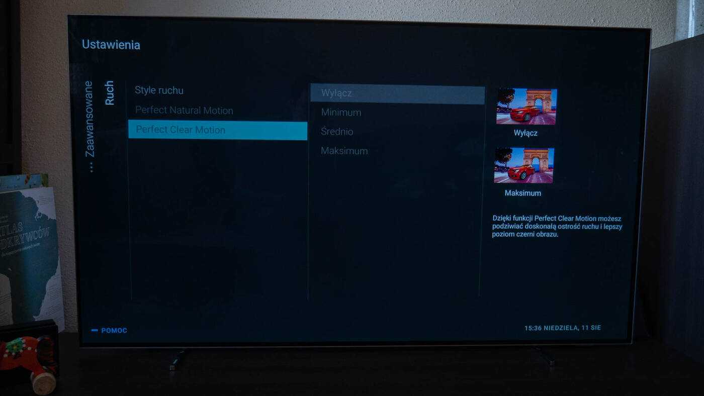 Test telewizora PHILIPS 55OLED803