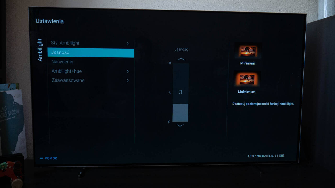 Test telewizora PHILIPS 55OLED803