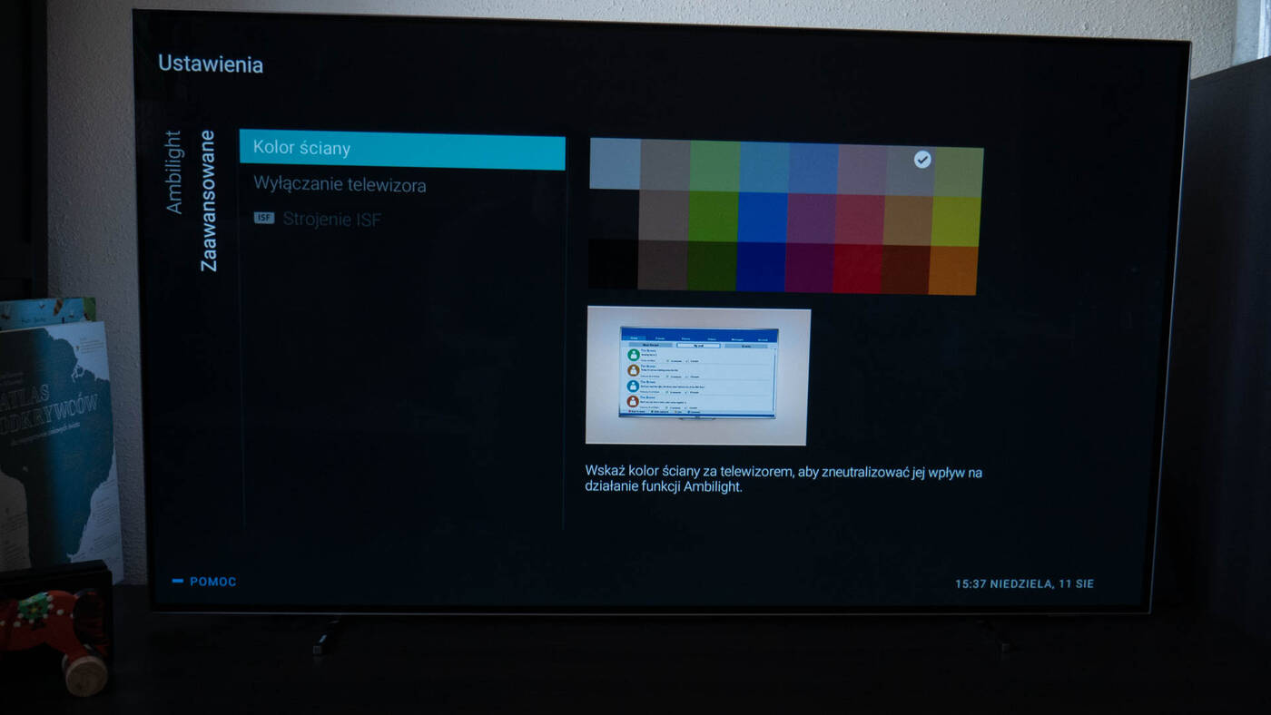 Test telewizora PHILIPS 55OLED803