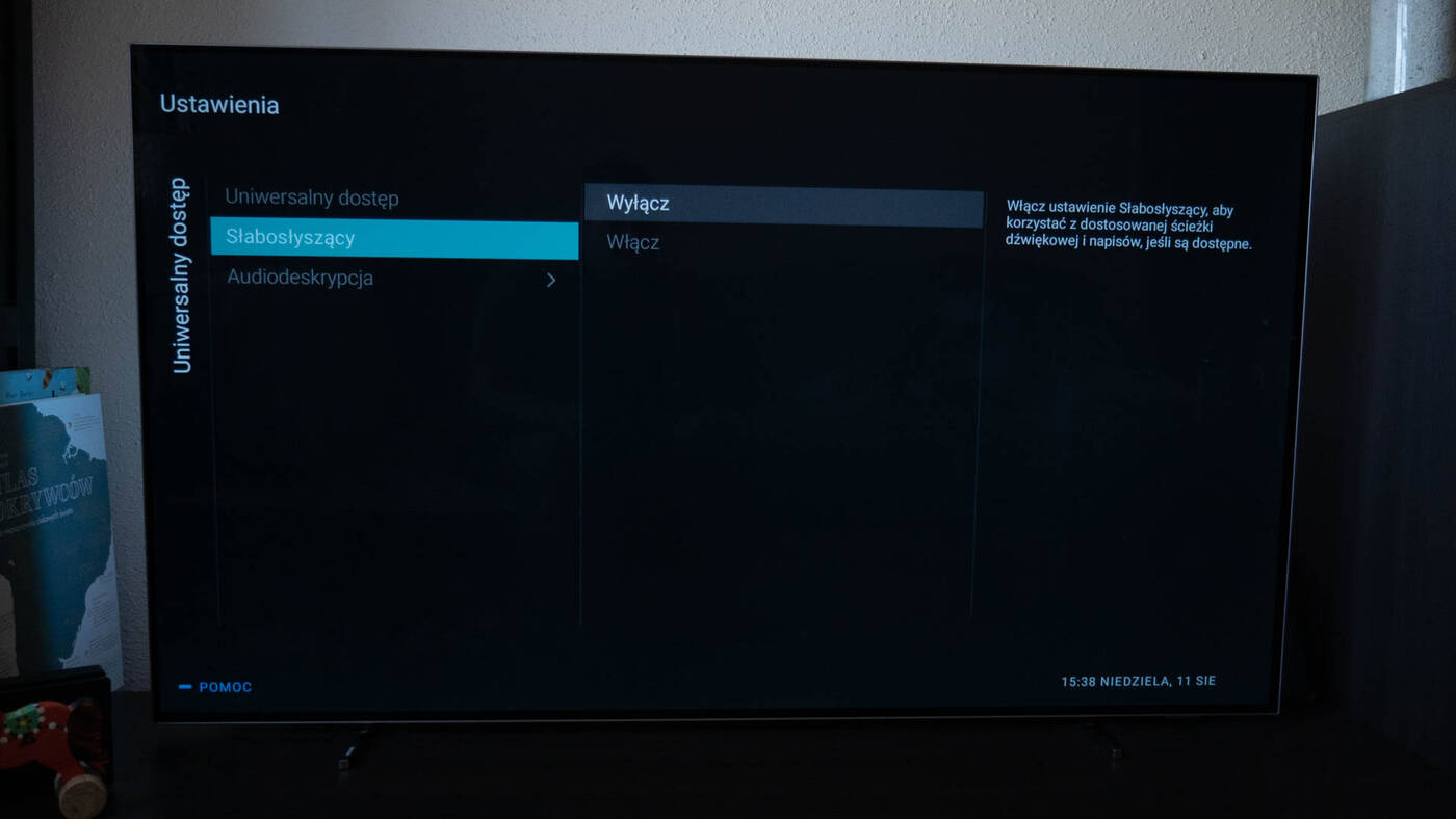 Test telewizora PHILIPS 55OLED803