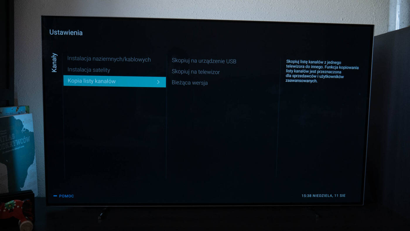 Test telewizora PHILIPS 55OLED803