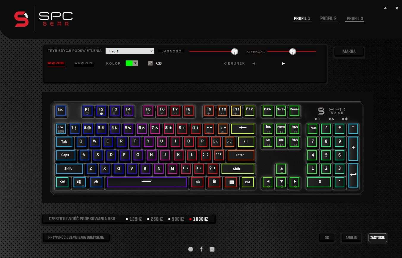 Test klawiatury SPC Gear GK540