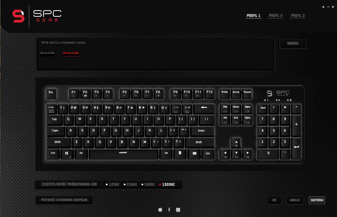 Test klawiatury SPC Gear GK540