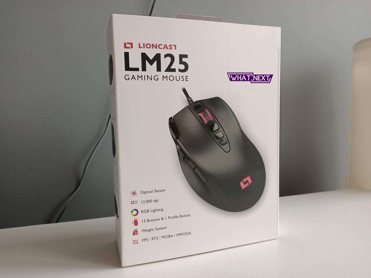 Test myszki Lioncast LM25