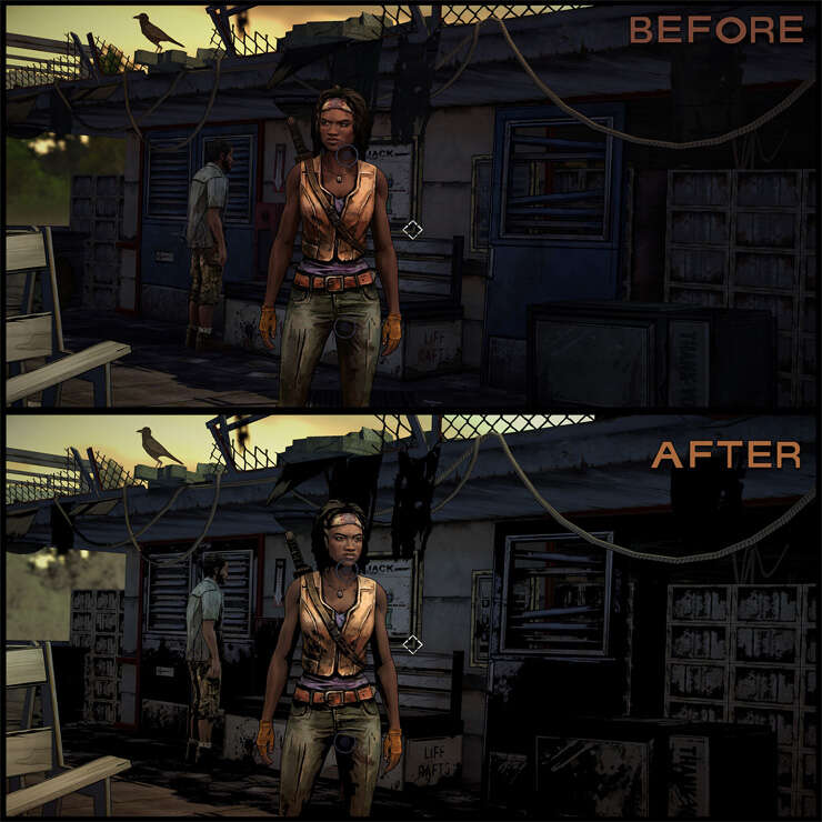 Nowe wydanie gry The Walking Dead różni się graficznie