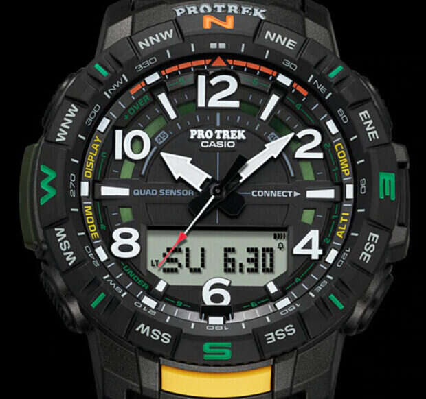 Pro Trek PRT-B50, casio Pro Trek PRT-B50, specyfikacja Pro Trek PRT-B50, cena Pro Trek PRT-B50, zegarek Pro Trek PRT-B50, smartwatch Pro Trek PRT-B50