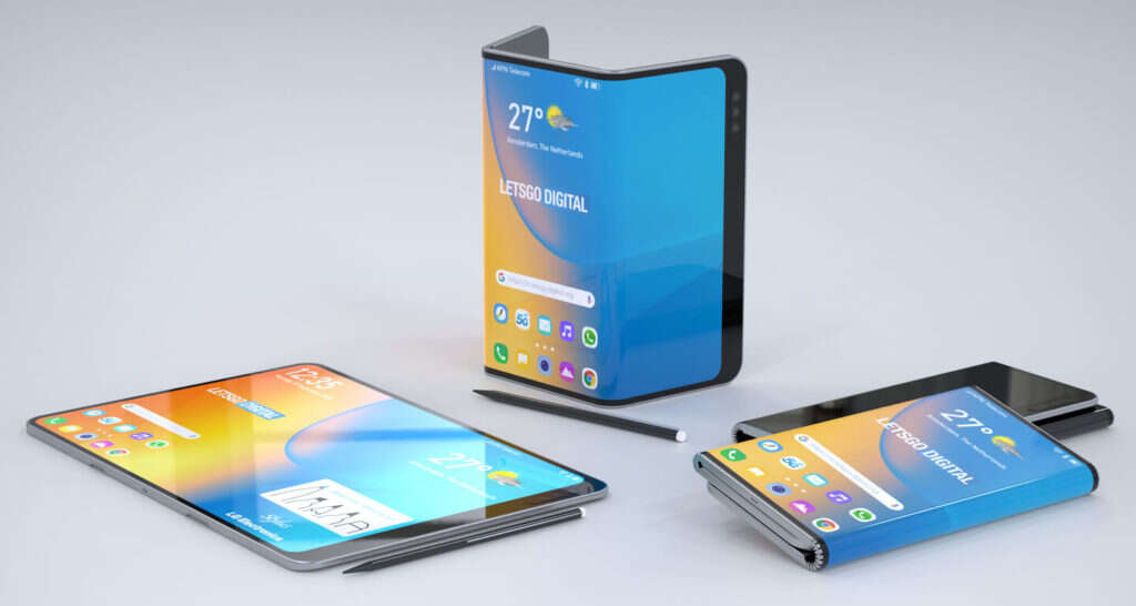 LG, składany smartfon LG, patent składany smartfon LG, wygląd składany smartfon LG, design składany smartfon LG, ramki składany smartfon LG,