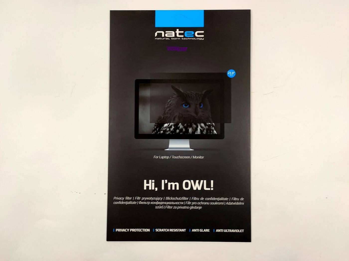 Test filtra prywatyzującego Natec Owl