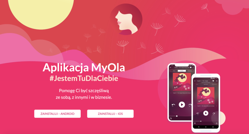 appoka MyOla, aplikacja MyOla, pobieranie MyOla, kobiety MyOla