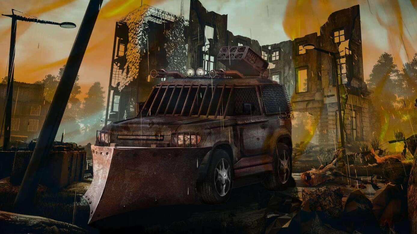 samochód po apokalipsie, JCT600 Zombia 3000 Survivor, samochód w apokalipsie zombie, samochód na apokalipsę