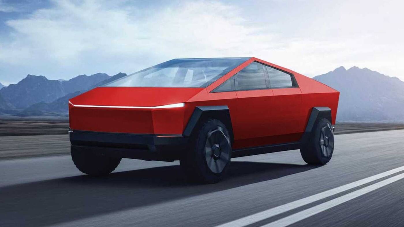 lakier Cybertruck, kolory Cybertruck, Cybertruck w kolorze, pomalowany cybertruck