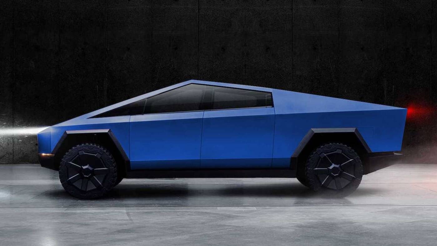 lakier Cybertruck, kolory Cybertruck, Cybertruck w kolorze, pomalowany cybertruck