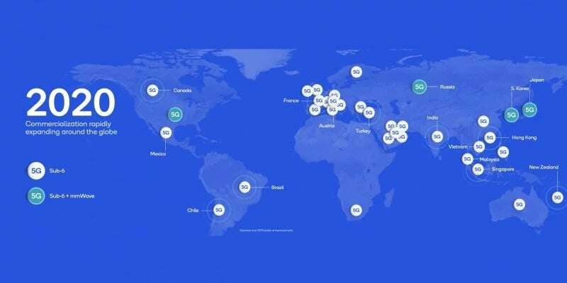 sieć 5G, 5G Qualcomm, procesory 5G Qualcomm