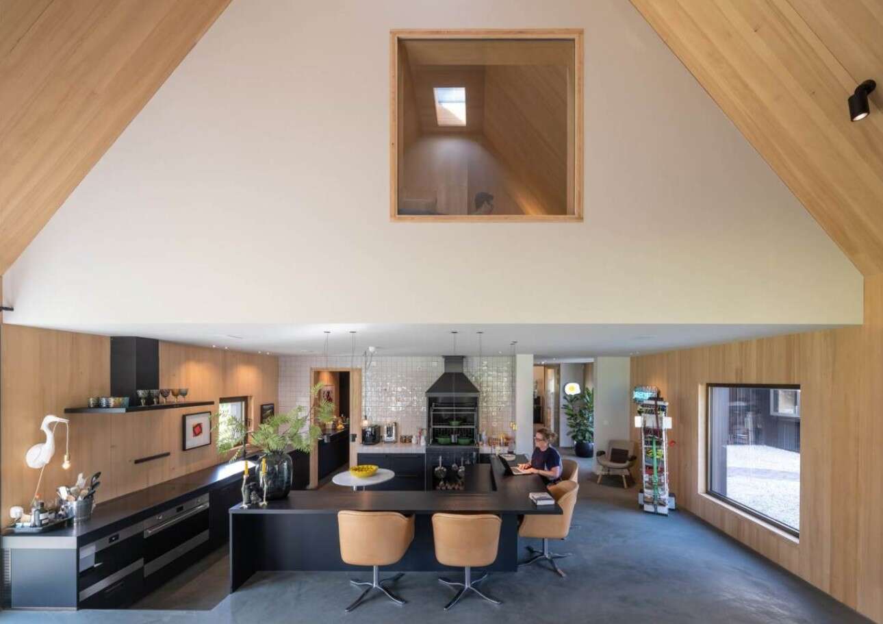 holenderskie domy Mecanoo, nowoczesne holenderskie stodoły, stodoły Mecanoo