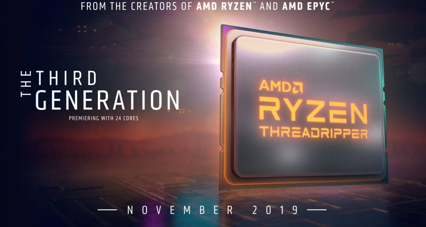 AMD Threadripper 3000, nowe AMD Threadripper, procesory AMD Threadripper, Threadripper 3970X, Threadripper 3960X