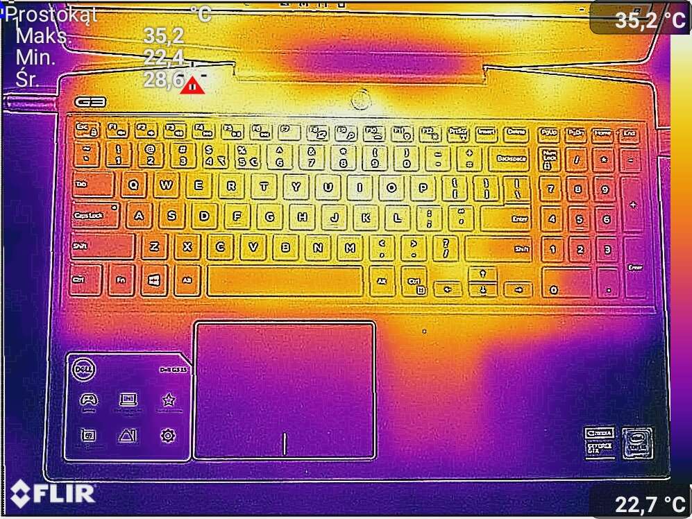 Test laptopa Dell Inspiron G3 15 3590