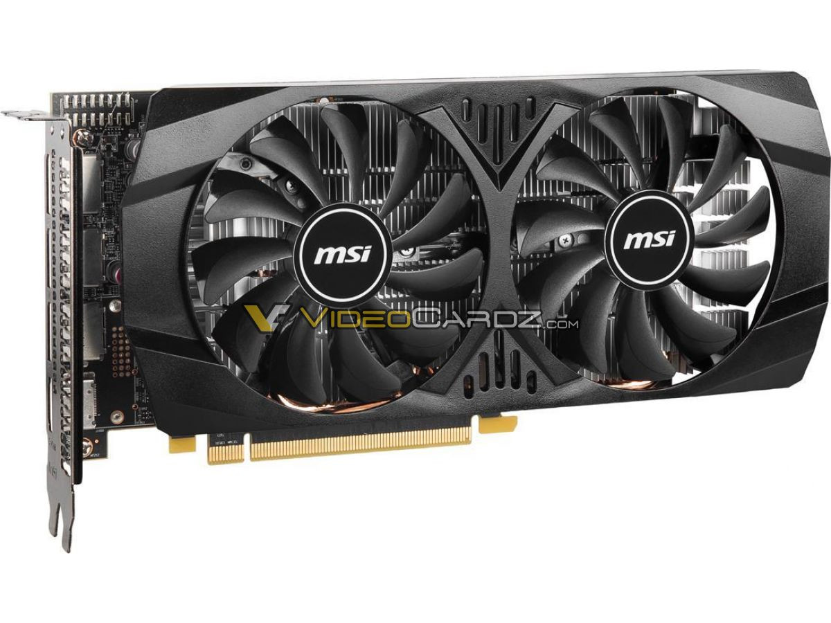 grafika MSI Radeon RX 580 Armor Revision, wygląd MSI Radeon RX 580 Armor Revision, design MSI Radeon RX 580 Armor Revision