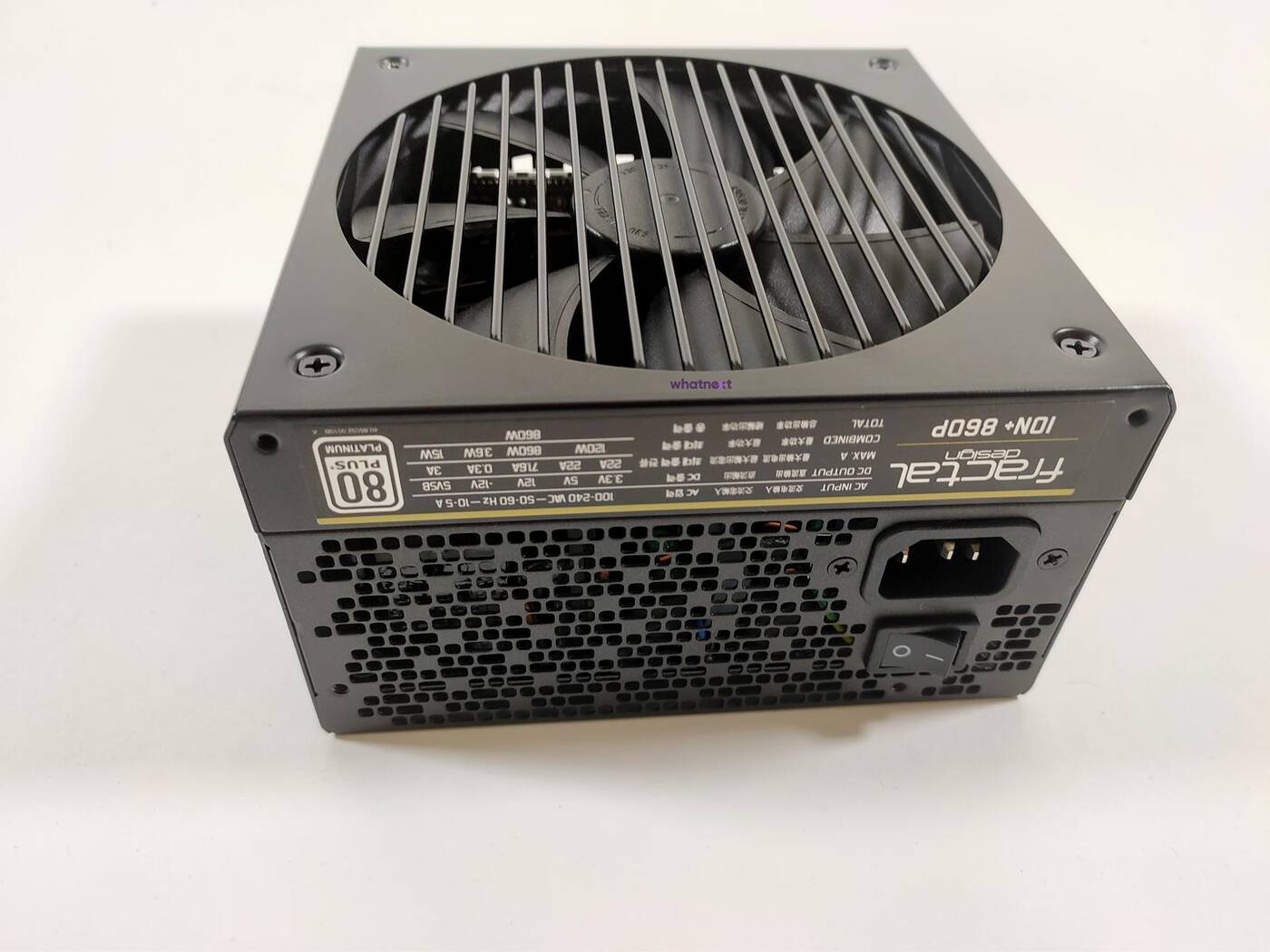 test Fractal Design Ion+ 860P, recenzja Fractal Design Ion+ 860P, review Fractal Design Ion+ 860P, zasilacz Fractal Design Ion+ 860P
