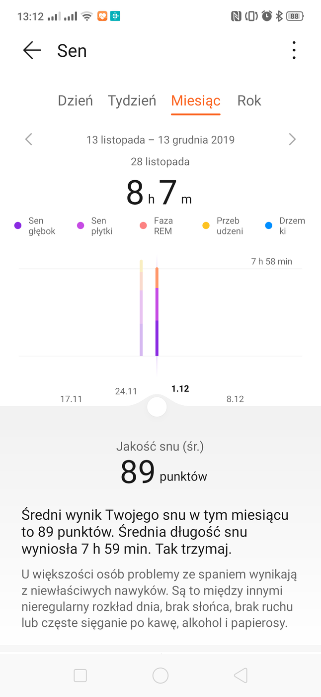 Test opaski Huawei Band 4