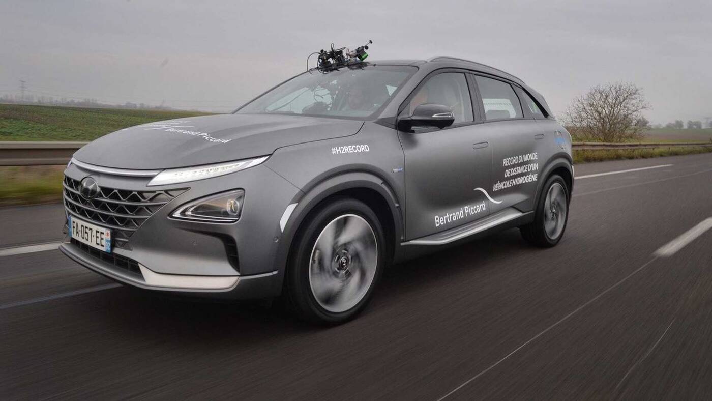 Hyundai Nexo, wodorowy Nexo, rekord zasięgu Nexo, podróż Hyundaiem Nexo