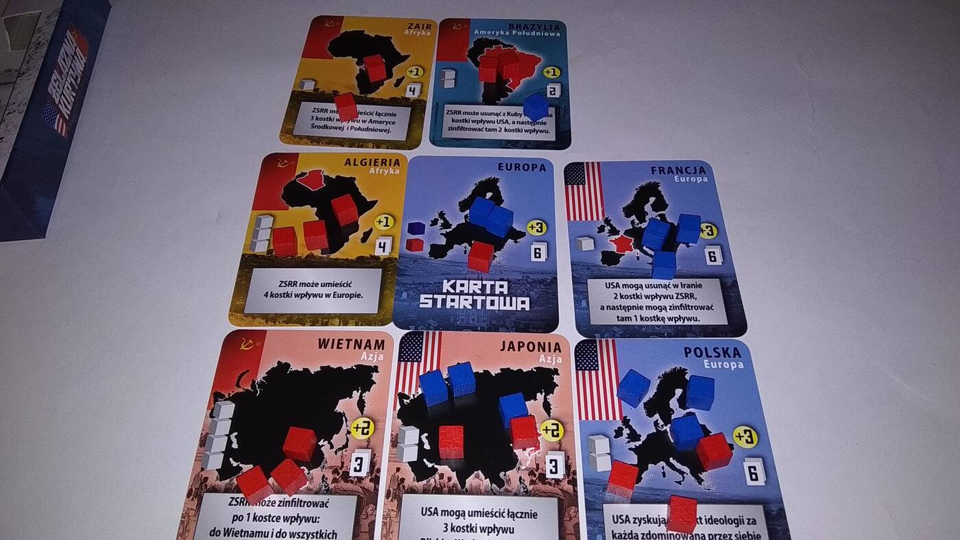 Żelazna Kurtyna plansza