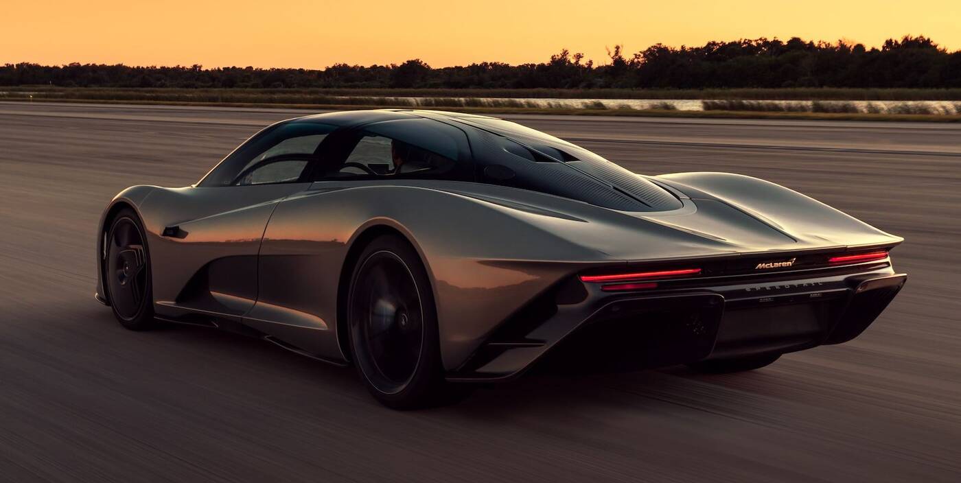 Speedtail, testy Speedtail, McLaren Speedtail, testy modelu Speedtail