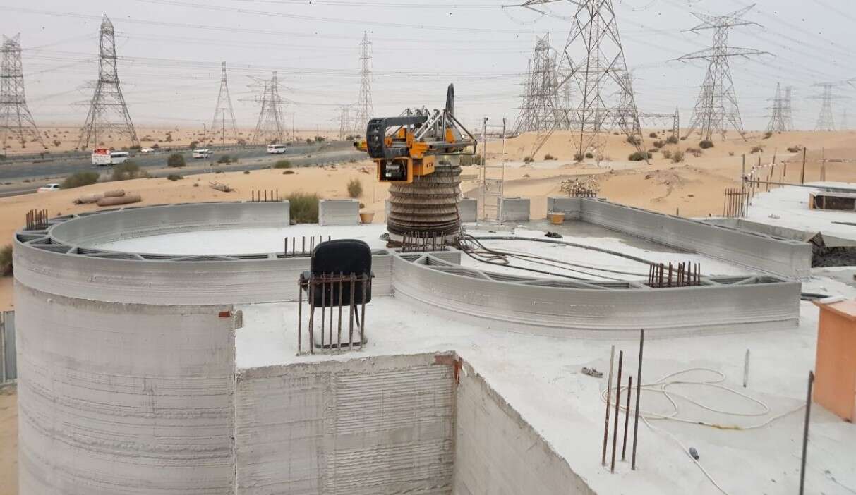 drukowanie budynków, największy wydrukowany budynek, druk Apis Cor, drukowanie betonu