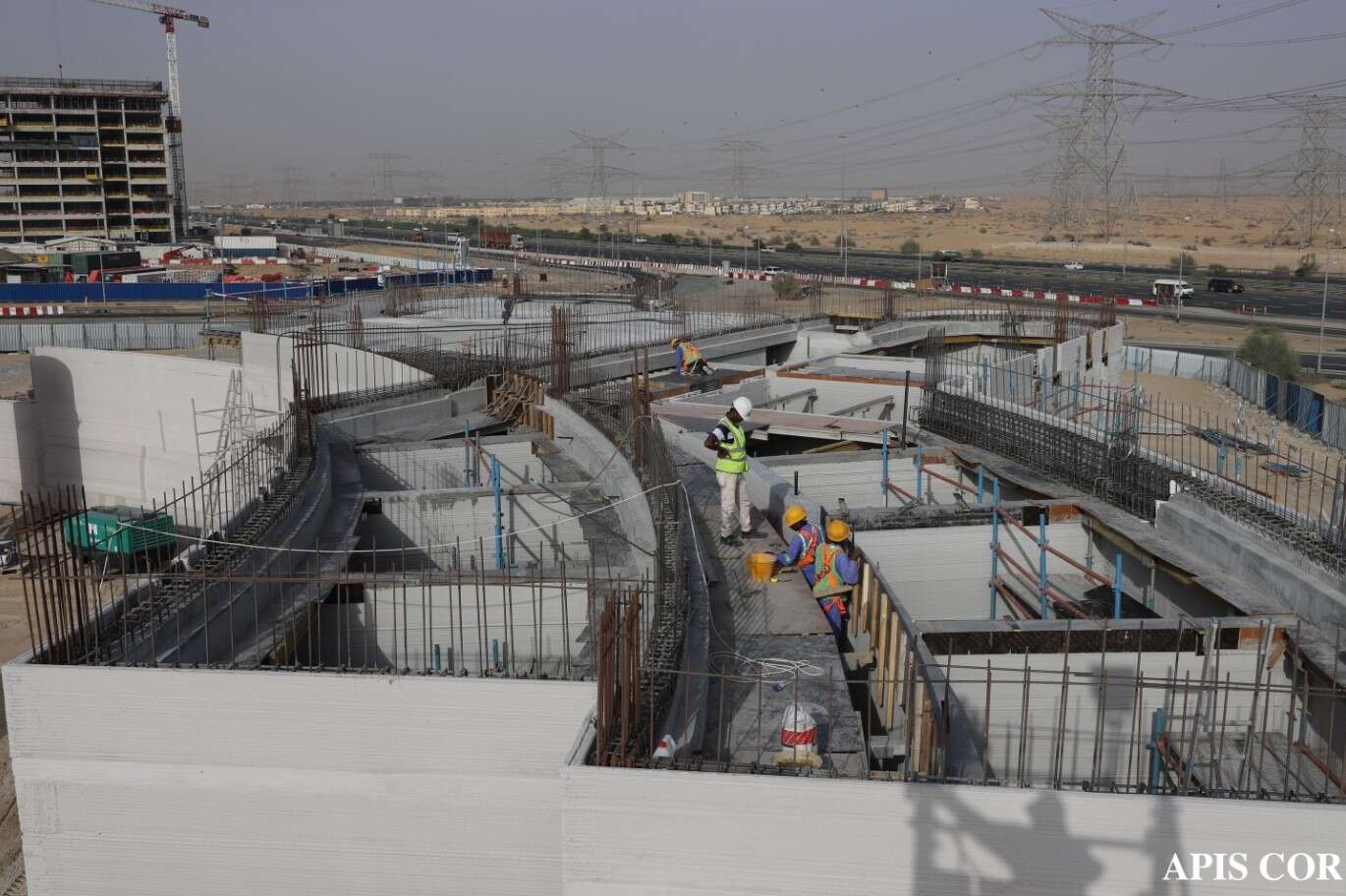 drukowanie budynków, największy wydrukowany budynek, druk Apis Cor, drukowanie betonu