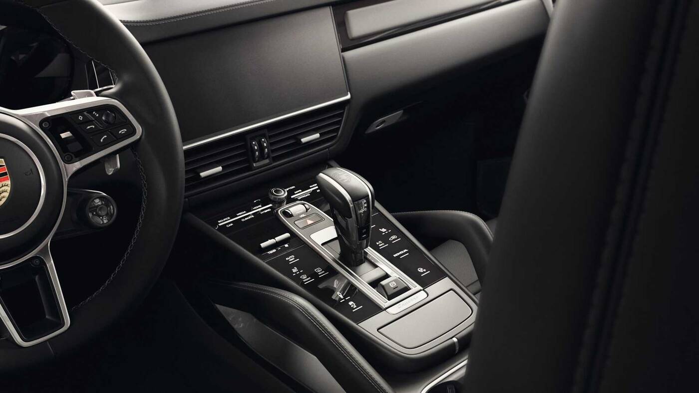 Cayenne Turbo S E-Hybrid Coupe, Porsche Cayenne Turbo S E-Hybrid, Hybrydowy Cayenne Porsche, szary Cayenne