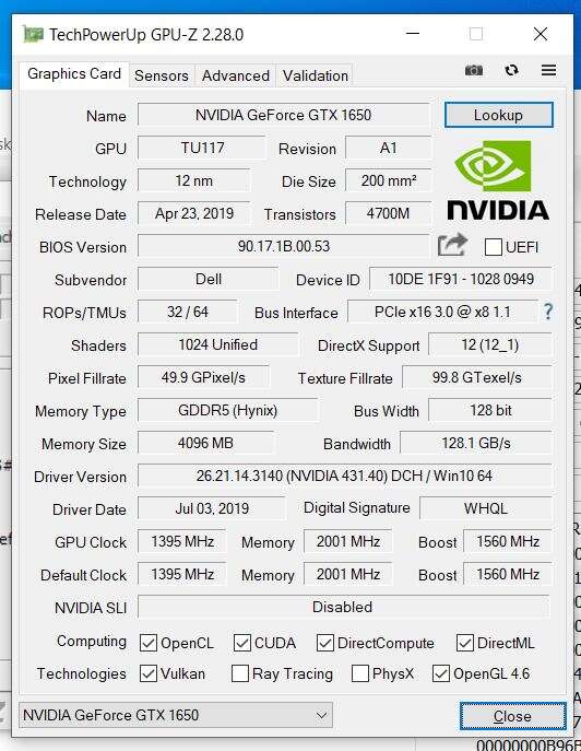 Test laptopa Dell Inspiron G3 15 3590