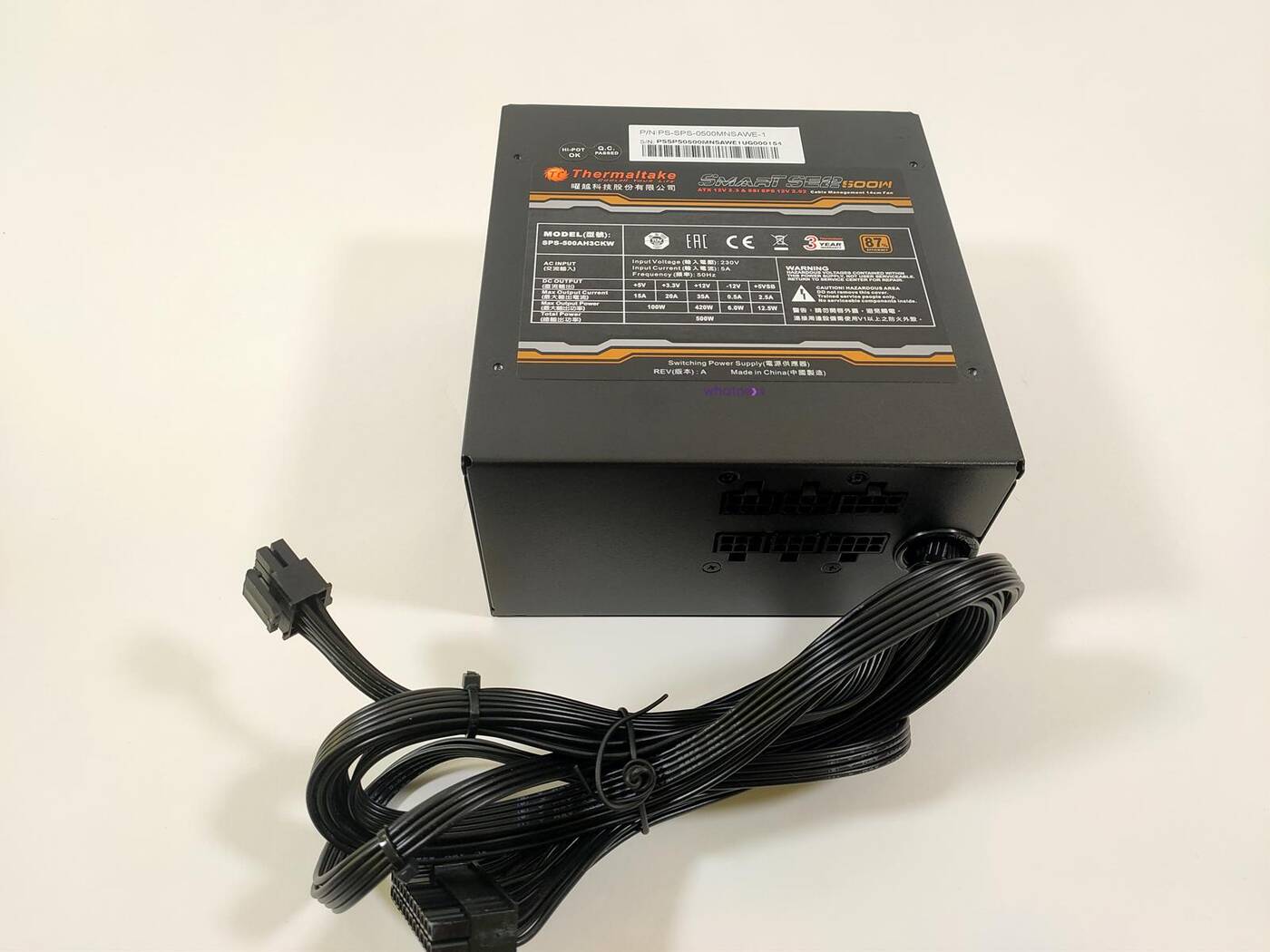 test Thermaltake Smart SE2 500W, recenzja Thermaltake Smart SE2 500W, review Thermaltake Smart SE2 500W opinia Thermaltake Smart SE2 500W