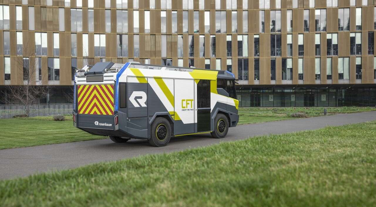 straż pożarna w Amsterdamie, elektryczne wozy strażackie, elektryczna straż pożarna, straż pożarna w EV