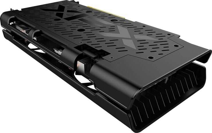 karta XFX Radeon RX 5500 XT THICC II , wygląd XFX Radeon RX 5500 XT THICC II , design XFX Radeon RX 5500 XT THICC II