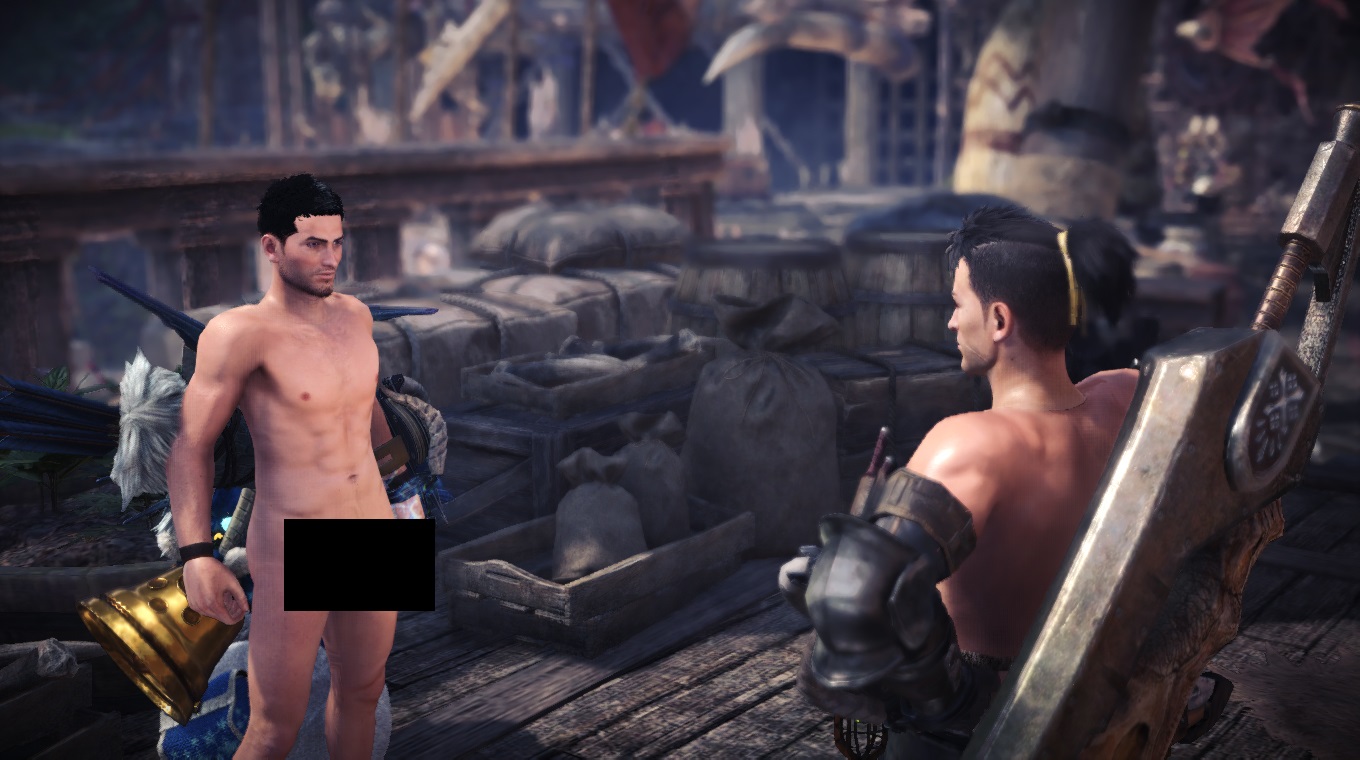 Nagie bohaterki Monster Hunter World: Iceborn oraz nadzy bohaterowie Resident Evil 2