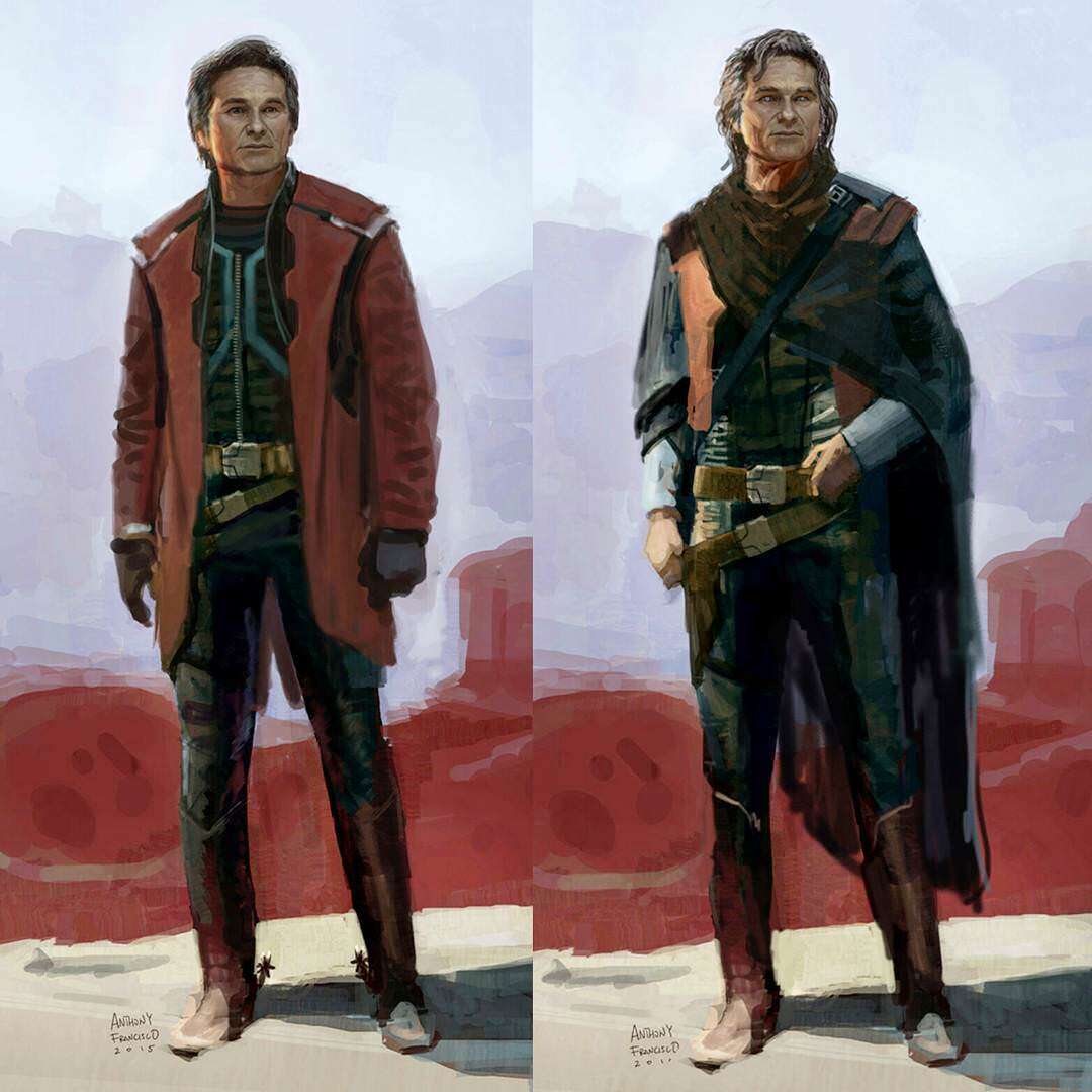 Świetne grafiki koncepcyjne z filmu Strażnicy Galaktyki vol. 2. Zobaczcie jak mogły wyglądać znane postacie