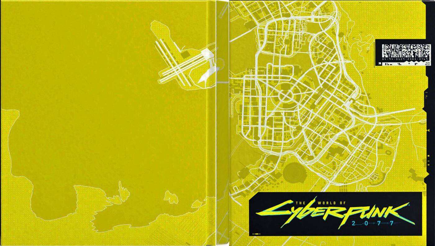 Artbook Cyberpunk 2077 zdradza część mapy