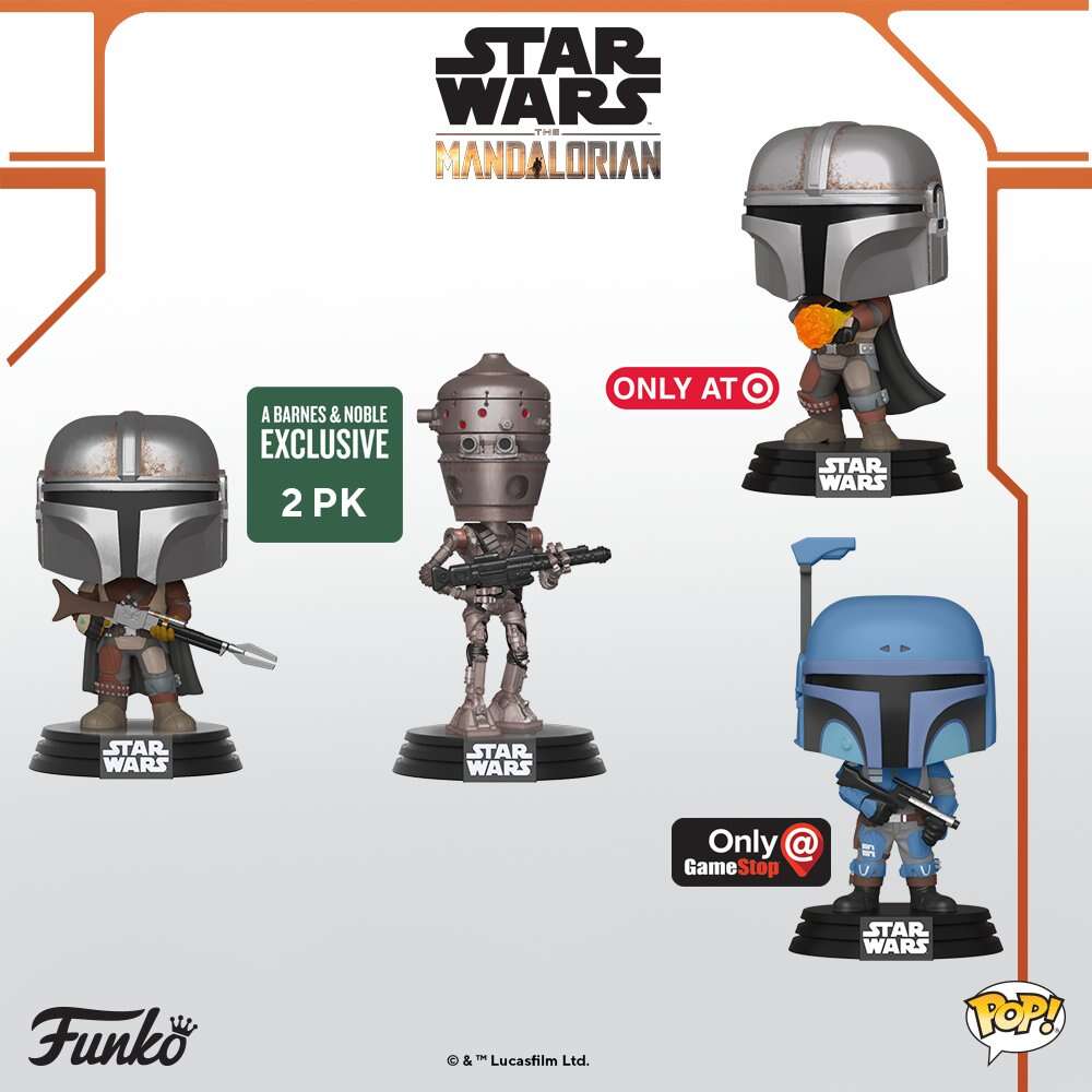 najnowsze figurki Funko Pop! z serialu The Mandalorian