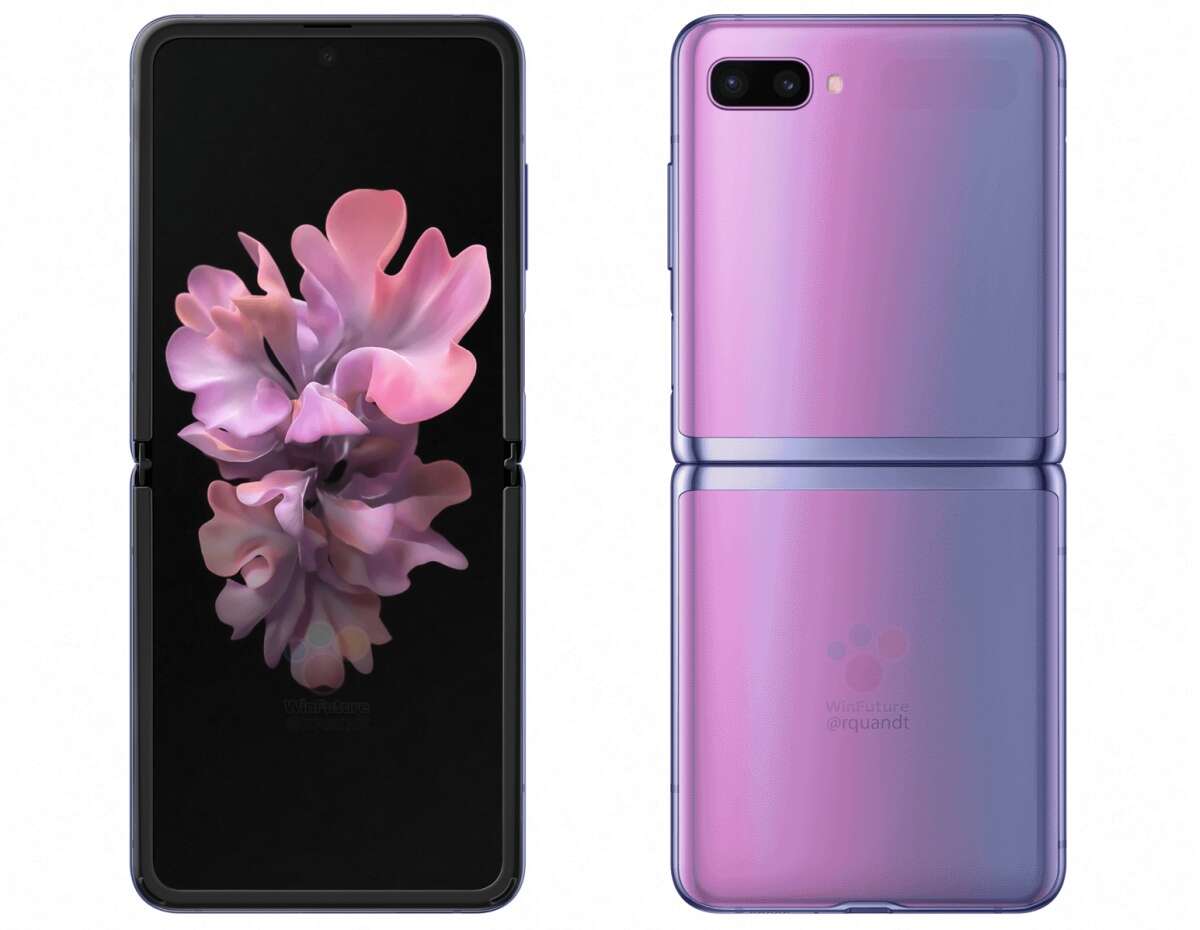 Samsung Galaxt Z Flip różowy klapka