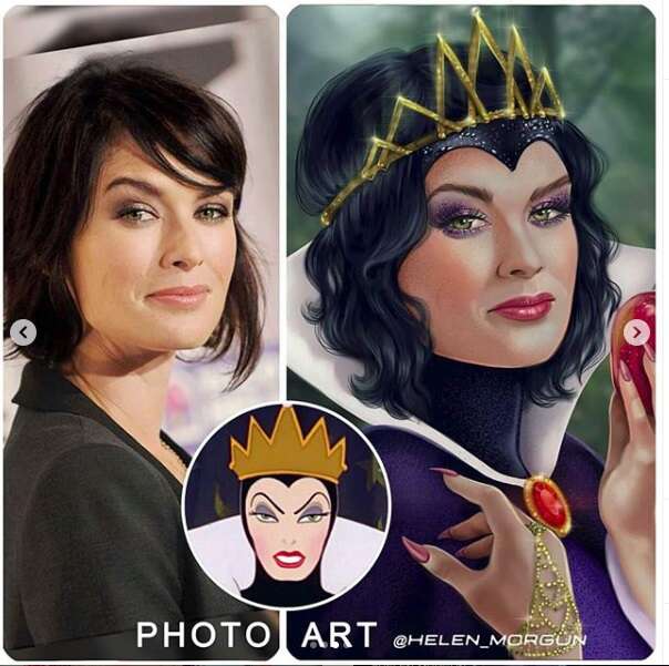 Gwiazdy Hollywood jako postacie z bajek Disneya - zobaczcie fenomenalne prace