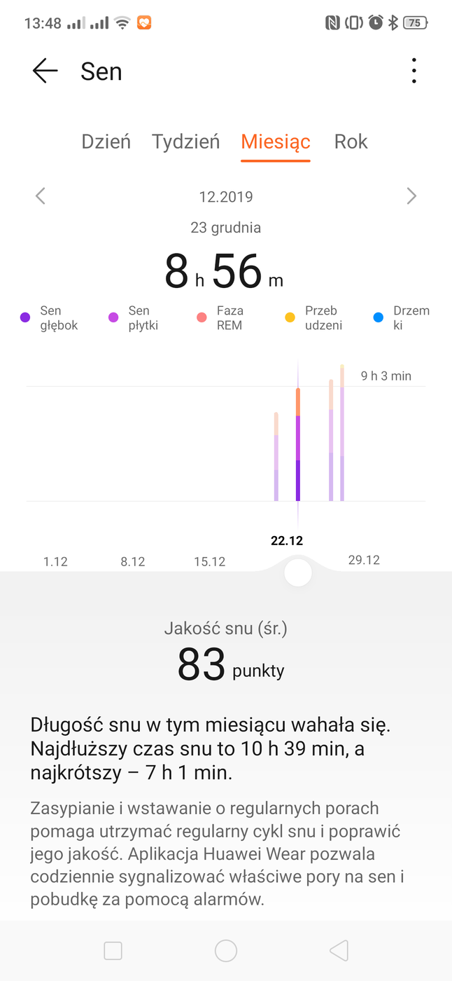 Test opaski Honor Band 5
