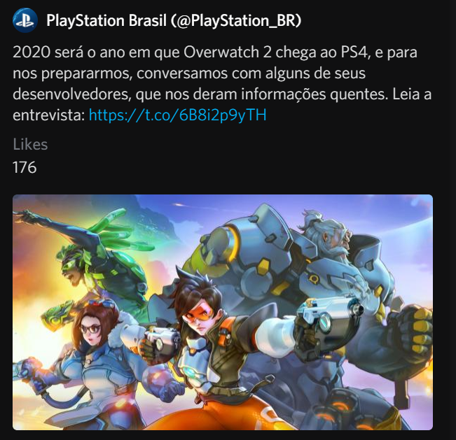 Rok wydania Overwatch 2 zdradzony przez PlayStation Brazylia