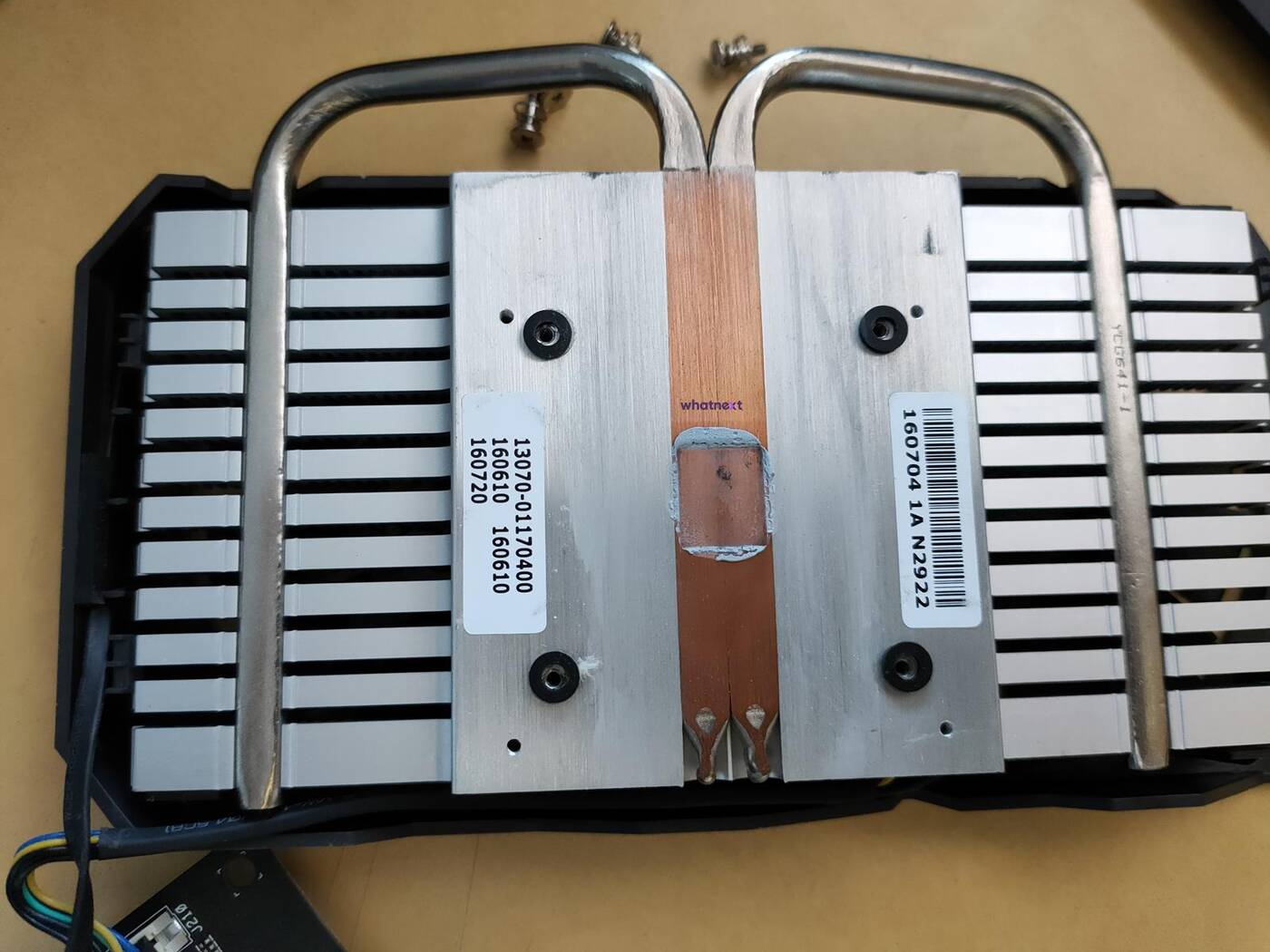 zmiana pasty ASUS ROG Strix RX 460, pasta termoprzewodząca ASUS ROG Strix RX 460, zmiana pasty karta graficzna