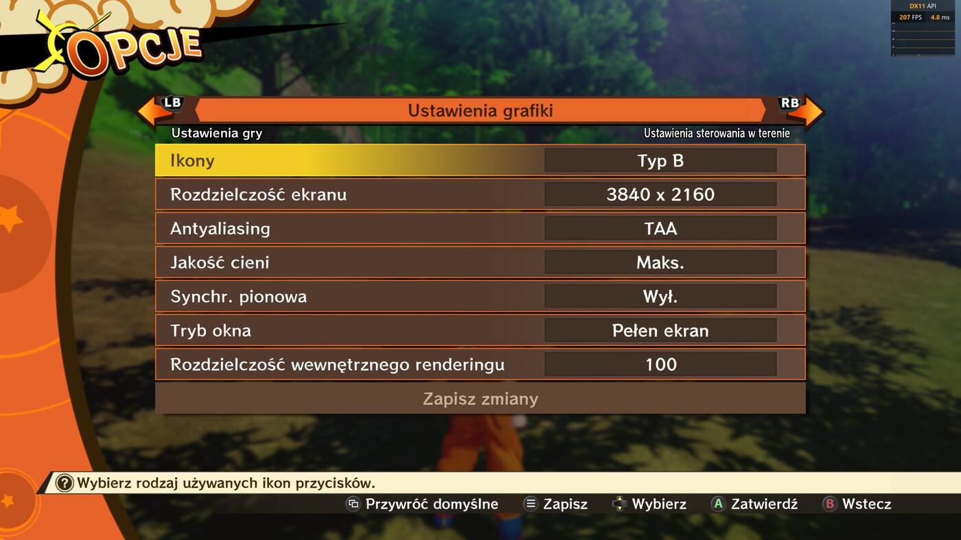 Dragon Ball Z: Kakarot - test kart graficznych