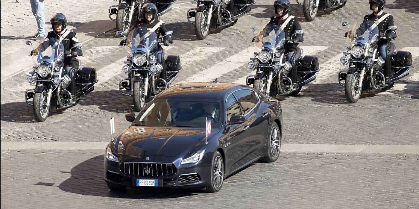 Maserati Quattroporte, służba Quattroporte, Maserati Quattroporte dla prezydentów, włoscy prezydenci Quattroporte