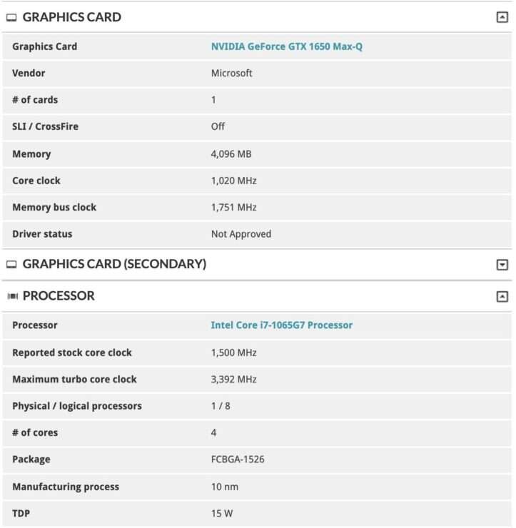 Microsoft Surface Book 3, grafika Microsoft Surface Book 3, cpu Microsoft Surface Book 3