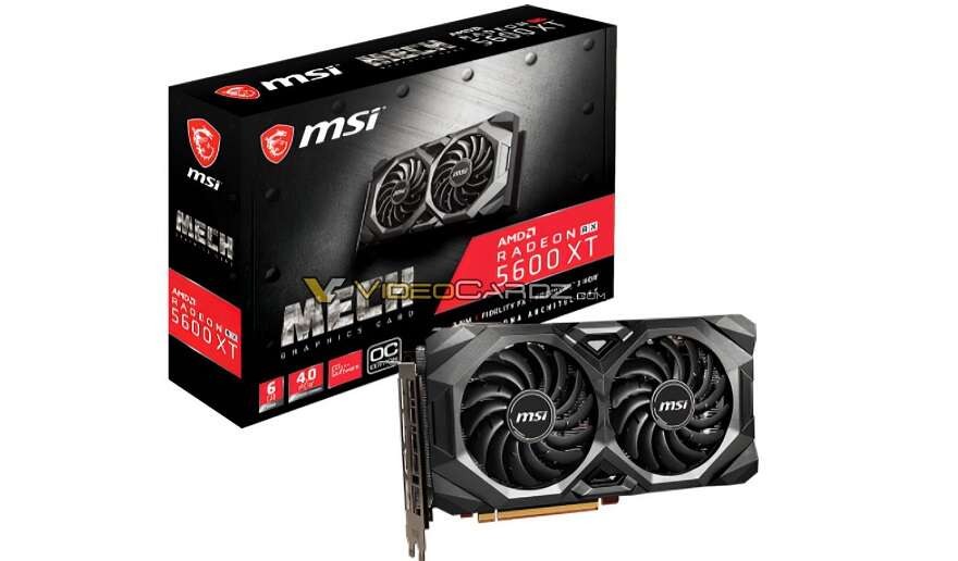 wygląd RX 5600 XT, design RX 5600 XT, modele RX 5600 XT, wersje RX 5600 XT